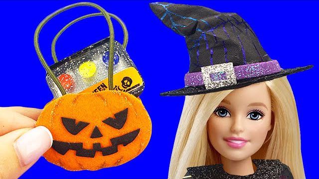 10 روش ساخت لوازم هالووین برای عروسک باربی
