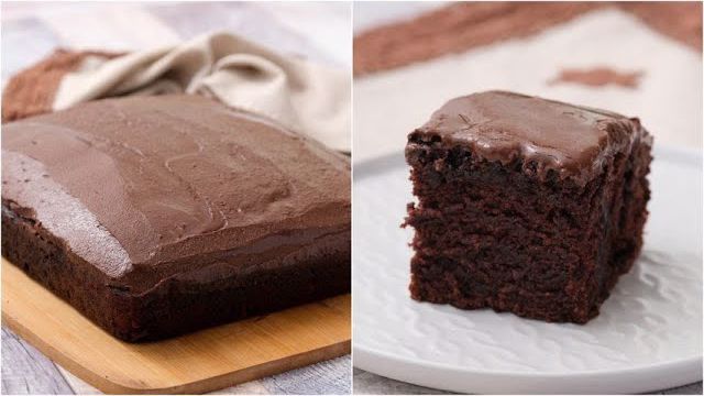 طرز تهیه کیک شکلاتی وگان با مواد اولیه متفاوت