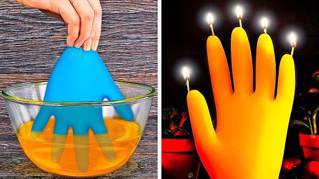۲۳ ترفند های ساخت شمع های تزیینی در چند دقیقه