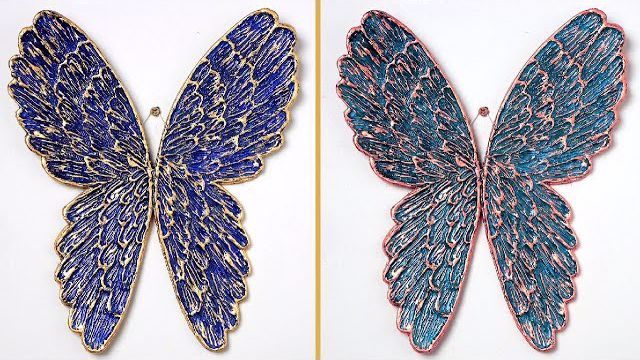 روش دکوری ساخت پروانه زیبا در چند دقیقه